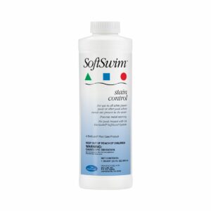 BioGuard SoftSwim Stain Control: prevents metals from settling in the water and staining pool surfaces.