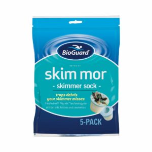 BioGuard Skim Mor: mycelx coated material which traps oils, cosmetics, lotions, pollen, and small debris filters miss.