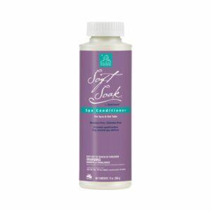 SpaGuard Soft Soak Conditioner: one-step treatment that prevents waterline stain.